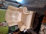 Fauteuil, Ophalen, Gebruikt, Leer, Chesterfield