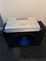 Groundzero woofer met hifonics versterker, Auto diversen, Ophalen of Verzenden