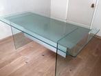 Glazen design eettafel, Ophalen, Gebruikt, 50 tot 100 cm, Glas