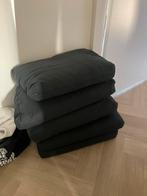 Zwarte tuinkussens - set van 4, Tuin en Terras, Ophalen of Verzenden, Gebruikt