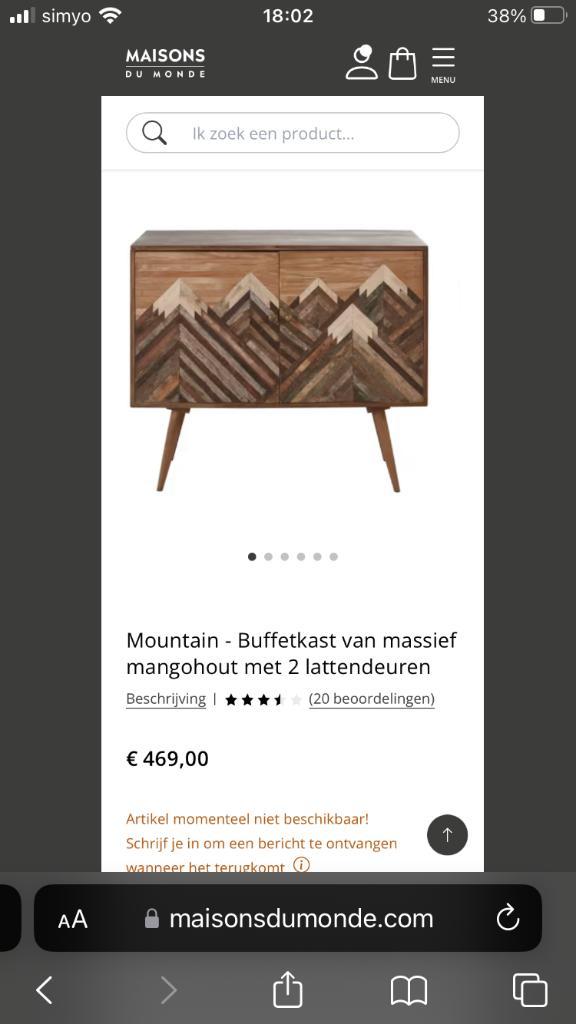 Te koop: lage buffetkast / tv meubel, Huis en Inrichting, Kasten | Buffetkasten, Gebruikt, Minder dan 100 cm, 100 tot 150 cm, 25 tot 50 cm