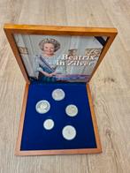MUNTEN COLLECTIE BEATRIX IN ZILVER box + coa, Postzegels en Munten, Ophalen of Verzenden, Koningin Beatrix, Euro's, Zilver