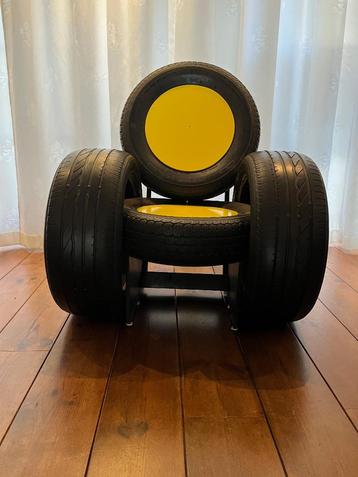 Stoere autobanden stoel - Uniek design! THE GAME IS ON ! beschikbaar voor biedingen