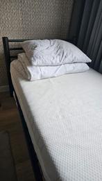 Nieuw eenpersoonsbed metaal met matras, Huis en Inrichting, Slaapkamer | Bedden, Ophalen, 90 cm, Eenpersoons, Nieuw
