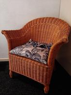 rotan stoel, Huis en Inrichting, Stoelen, Ophalen, Bruin, Riet of Rotan, Zo goed als nieuw