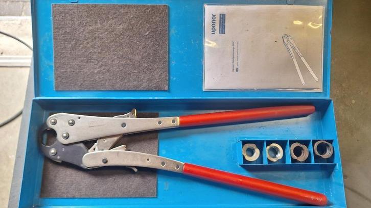 Uponor handperstang met U16 - U20 + Th16 - Th20 bekken!, Auto diversen, Autogereedschap, Zo goed als nieuw, Ophalen of Verzenden