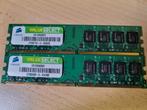 2X Corsair 1GB DDR2 4200, Computers en Software, RAM geheugen, 1 GB of minder, Desktop, Gebruikt, Ophalen of Verzenden