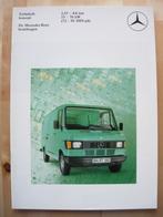 Mercedes Brochure 1984 207 209 210 307 309 310 407 409 D 410, Ophalen, Mercedes, Zo goed als nieuw, Mercedes-Benz