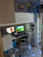 hoogslaper, Huis en Inrichting, Slaapkamer | Stapelbedden en Hoogslapers, Ophalen, Gebruikt, Eenpersoons, 200 cm