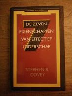 De zeven eigenschappen van effectief leiderschap, Ophalen of Verzenden, Zo goed als nieuw, Economie en Marketing, S.R. Covey