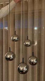 Vintage (écht) Chromen Bollen Lamp, Ophalen, Zo goed als nieuw, Metaal, 50 tot 75 cm