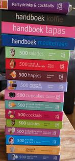 Kookboeken 500 gerechten, Ophalen, Tapas, Hapjes en Dim Sum, Gezond koken, Zo goed als nieuw