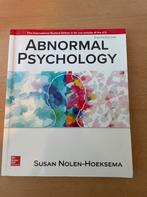 Abnormal Psychology - Nolen-Hoeksema, Ophalen of Verzenden, Gelezen, Klinische psychologie