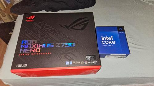 Combi - Intel i9 14900K + Asus ROG Maximus Z790 Hero, Computers en Software, Moederborden, Zo goed als nieuw, Intel, DDR5, Ophalen of Verzenden