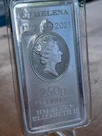 St. Helena 10 pond 2021 250 gram puur zilver, Ophalen of Verzenden, Zilver