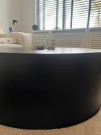 Zwarte Ronde Salontafel - Moderne Stijl, Huis en Inrichting, Overige materialen, 50 tot 100 cm, 100 tot 150 cm, Rond