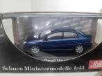 Opel Vectra blauw 1:43 schuco, Hobby en Vrije tijd, Modelauto's | 1:43, Ophalen of Verzenden, Zo goed als nieuw, Auto, Schuco