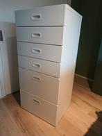 Ikea Stuva Kast met 6 Lades, Kunststof, 100 tot 150 cm, Zo goed als nieuw, 25 tot 50 cm