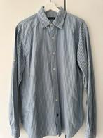Denham striped shirt maat XL, Kleding | Heren, Overhemden, Gedragen, Blauw, Halswijdte 43/44 (XL), Ophalen of Verzenden