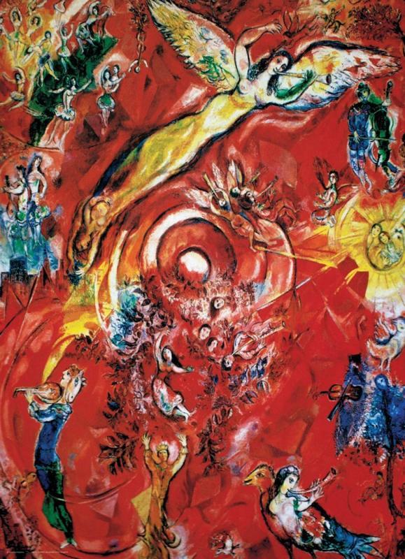 Eurographics Marc Chagall - The Triumph of Music - 1000 st., Hobby en Vrije tijd, Denksport en Puzzels, Nieuw, 500 t/m 1500 stukjes