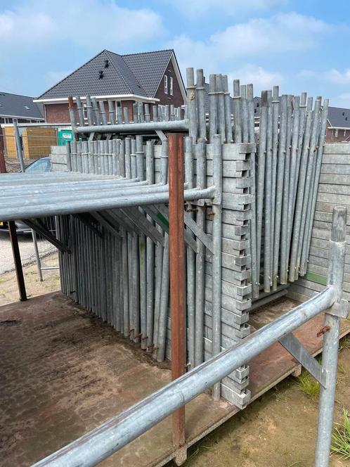 Complete metsel steiger voor een vrijstaande woonhuis, Doe-het-zelf en Verbouw, Steigers, Gebruikt, Overige typen, 5 meter of hoger