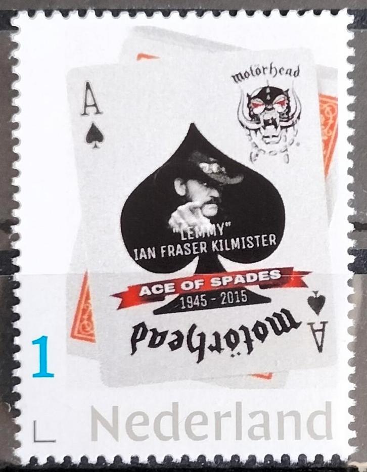 Persoonlijke Postzegel Motörhead (Lemmy) Postfris., Postzegels en Munten, Postzegels | Nederland, Postfris, Verzenden