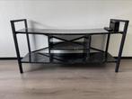 Tv meubel zwart marmerprint, Ophalen, Gebruikt, 100 tot 150 cm, Minder dan 100 cm