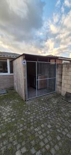 Honden kennel met nachthok, Ophalen, Hondenkennel, 100 cm of meer, 110 cm of meer