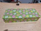 Vintage kistje langwerpig groen, Minder dan 50 cm, 2j.brabant@gmail.com, Ophalen of Verzenden, 2j
