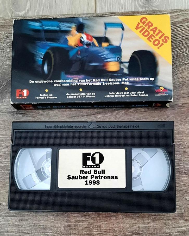 VHS Video Formule 1 / F1 Red Bull 1998, Verzamelen, Automerken, Motoren en Formule 1, Gebruikt, Formule 1, Ophalen of Verzenden
