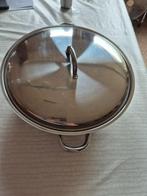 sola wokpan 36 cm, Ophalen, Nieuw, Rvs, Keramische plaat