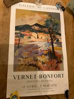Gesigneerd Affiche Schilderij Litho Vernet-Bonfort, Antiek en Kunst, Ophalen of Verzenden