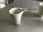 3x vintage witte WMF mokken ; hoogte 11 cm, Huis en Inrichting, Keuken | Servies, Ophalen of Verzenden, Zo goed als nieuw, Overige stijlen