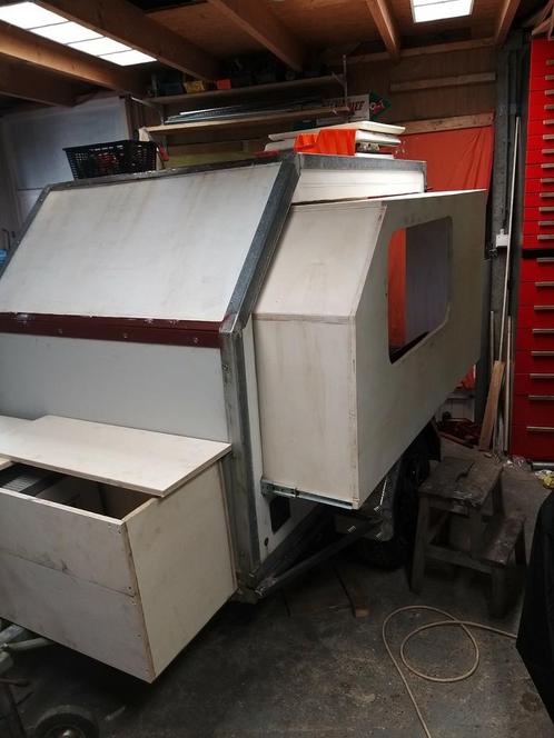 Mini camper eigenbouw., Auto diversen, Aanhangers en Bagagewagens, Zo goed als nieuw, Ophalen of Verzenden