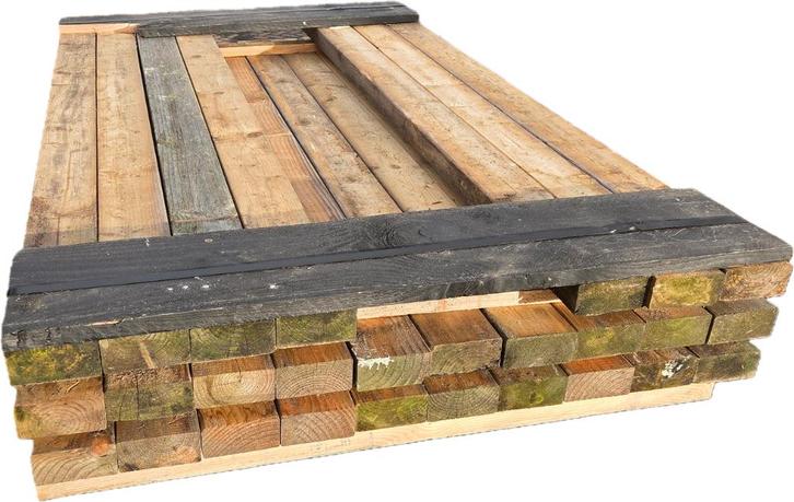 27 Balken  - geschaafd  Vuren & Douglas (Mix) - nr: TB151, Tuin en Terras, Palen, Balken en Planken, Nieuw, Balken, 250 cm of meer