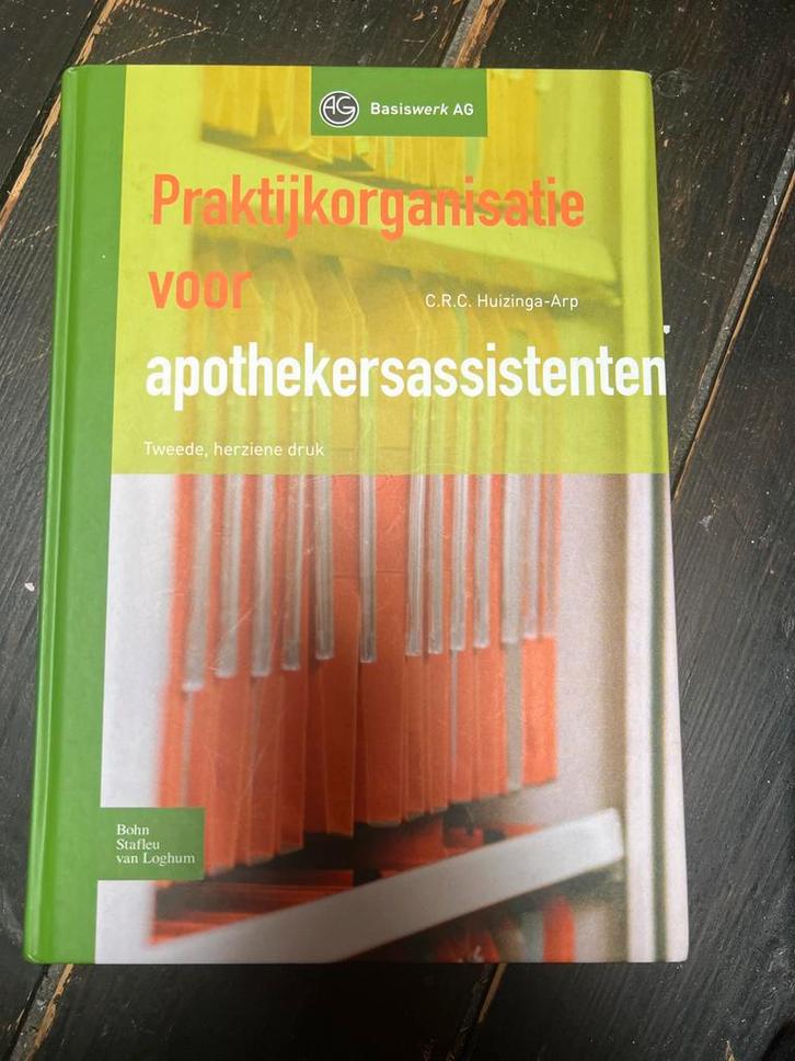 Praktijkorganisatie Apothekersassistenten, Boeken, Studieboeken en Cursussen, Zo goed als nieuw, MBO, Ophalen