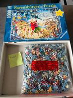 Puzzel 1000 stukjes Ravensburger Het feest der Feesten kerst, Ophalen of Verzenden, Zo goed als nieuw
