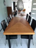 Eetkamertafel Kersen met 6 stoelen, Huis en Inrichting, Ophalen, Gebruikt, Modern, 6 tot 8 stoelen
