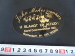 sticker folie rotterdam john mekes juweliers karel doormanst, Ophalen, Zo goed als nieuw, Bedrijf of Vereniging