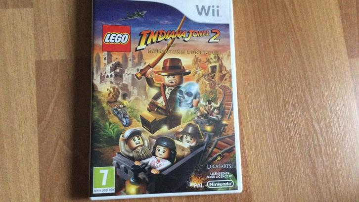 Wii LEGO Indiana Jones 2 : the adverture Continues, Spelcomputers en Games, Games | Nintendo Wii, Zo goed als nieuw, Avontuur en Actie