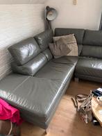Hoekbank, Huis en Inrichting, Ophalen of Verzenden, Gebruikt, Leer