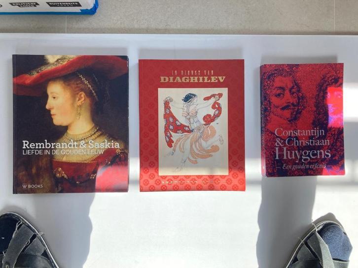 3 kunstboeken , Rembrand, Diagilev en Huygens, Boeken, Kunst en Cultuur | Beeldend, Nieuw, Schilder- en Tekenkunst, Ophalen of Verzenden