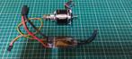 Rc vliegtuig motor Propdrive 42-48 + 50 amp ESC, Ophalen, Gebruikt