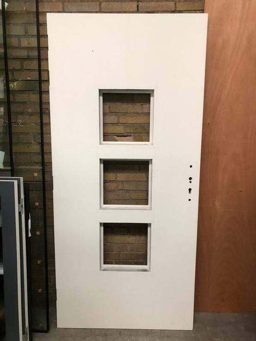 voordeur aluplex nieuw, Doe-het-zelf en Verbouw, Deuren en Horren, Nieuw, Buitendeur, 200 tot 215 cm, 80 tot 100 cm, Glas, Verzenden