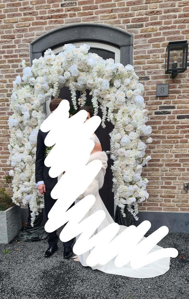 Bloemenboog voor bruiloft, Hobby en Vrije tijd, Feestartikelen, Nieuw, Versiering, Geboorte of Huwelijk, Ophalen of Verzenden