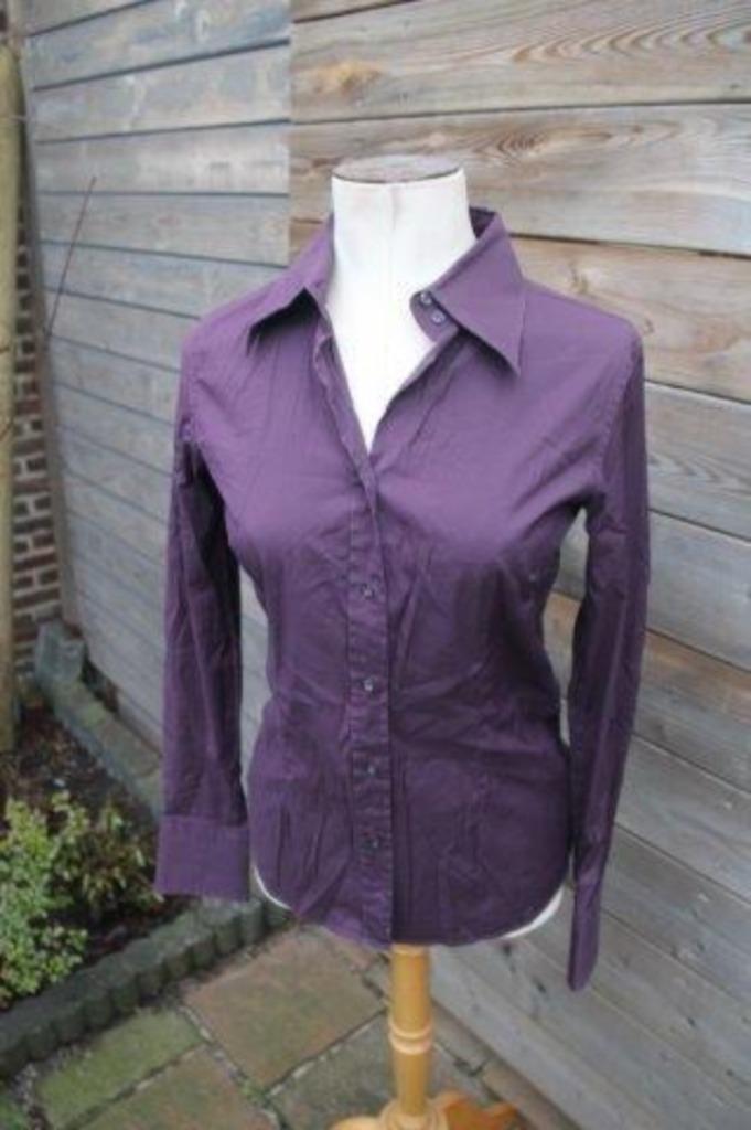 Blouse paars Mauro Grifoni mt 44 (IT) (EU38) Vaste prijs, Kleding | Dames, Blouses en Tunieken, Zo goed als nieuw, Maat 38/40 (M)