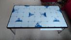 Salontafel met Delfts blauwe tegels - Gratis, Huis en Inrichting, Ophalen, Gebruikt, Vintage, 50 tot 100 cm