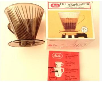 Vintage, nieuw in de doos, koffie snelfilter van Melitta beschikbaar voor biedingen