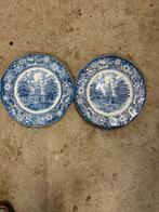 2 bordjes Liberty blue bordjes, Ophalen of Verzenden