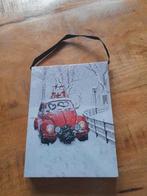 2 Kerst schilderijtjes met verlichting, Diversen, Kerst, Ophalen of Verzenden, Zo goed als nieuw